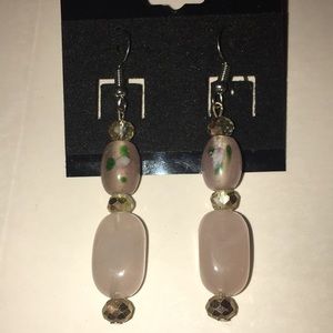 Beautiful Rose Quartz Earrings
